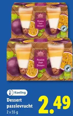 Lidl Dessert passievrucht aanbieding