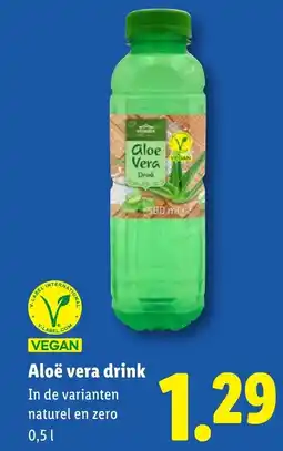 Lidl Aloë vera drink aanbieding