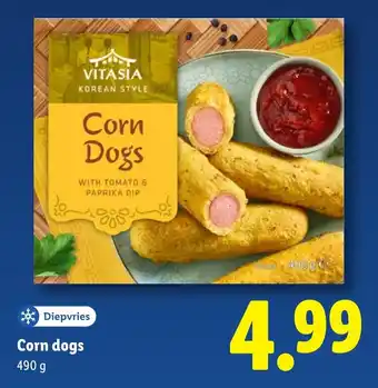 Lidl Corn dogs aanbieding