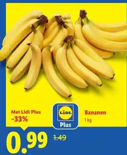Lidl Bananen aanbieding
