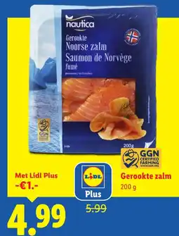 Lidl Gerookte zalm aanbieding