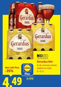Lidl Gerardus bier aanbieding