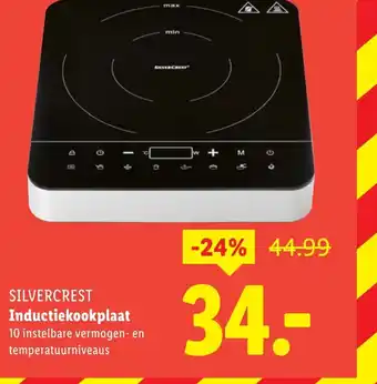 Lidl Silvercrest inductiekookplaat aanbieding