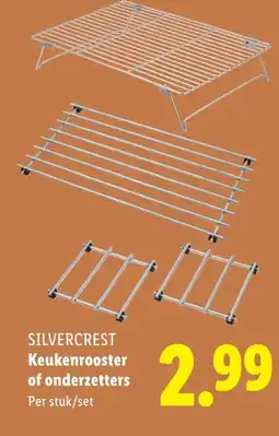 Lidl Silvercrest keukenrooster of onderzetters aanbieding