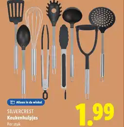 Lidl Silvercrest keukenhulpjes aanbieding