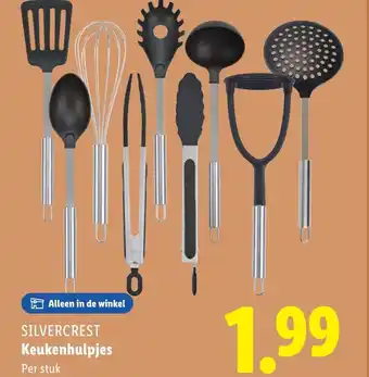 Lidl Silvercrest keukenhulpjes aanbieding