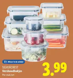 Lidl Silvercrest vershoudbakjes aanbieding