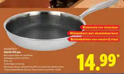 Lidl Silvercrest Hybride RVS pan aanbieding
