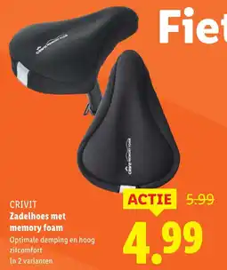 Lidl CRIVIT Zadelhoes met memory foam aanbieding