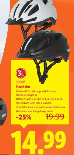 Lidl CRIVIT Fietshelm aanbieding