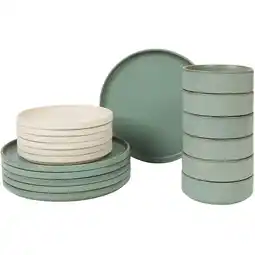 Action Bordenset Cove - groen / wit aanbieding