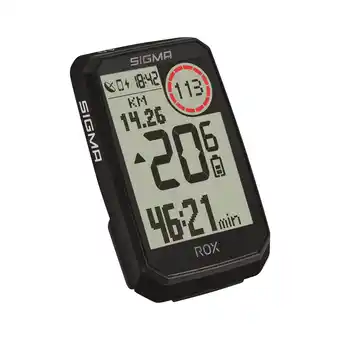 ANWB Sigma fietscomputer ROX 4.0 Endurance GPS Zwart aanbieding