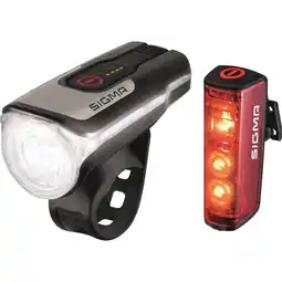 ANWB Sigma Verlichtingsset Aura 80 + Blaze Usb Zwart aanbieding