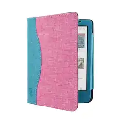 ANWB Dutch Shield Jeans Case Kobo Clara BW Turquoise-Pink aanbieding