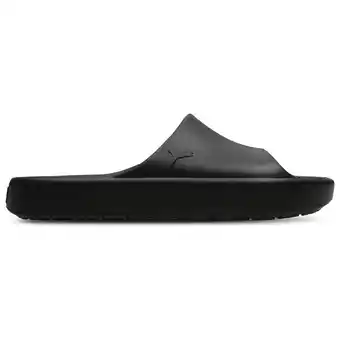 Foot Locker Puma Shibui Cat Heren Slippers en Sandalen - Zwart - Maat: 39 - Plastic - Foot Locker aanbieding