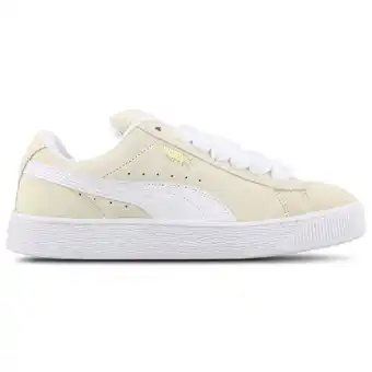 Foot Locker Puma Suede Dames Schoenen - Beige - Maat: 37 - Leer - Foot Locker aanbieding