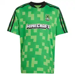Foot Locker Adidas Minecraft Unisex Truien/Replica's - Zwart - Maat: 159 - 164 CM - Poly Jersey - Foot Locker aanbieding