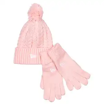 Foot Locker New Era Kids Beanie Set Unisex Winter mutzen - Roze - Maat: One Size - Wol - Foot Locker aanbieding