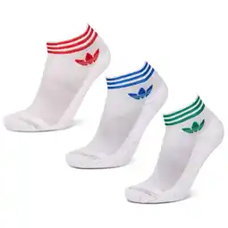 Foot Locker Adidas Perf Quarter L Unisex Sokken - Wit - Maat: 35 - 38 - Katoen - Foot Locker aanbieding