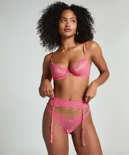 Hunkemoller Hunkemöller Jarretel Shae Roze aanbieding