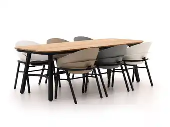 Kees Smit Hartman Tubb dining tuinset 240cm 7-delig verstelbaar aanbieding