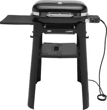 Coolblue Weber Lumin Zwart met Onderstel aanbieding