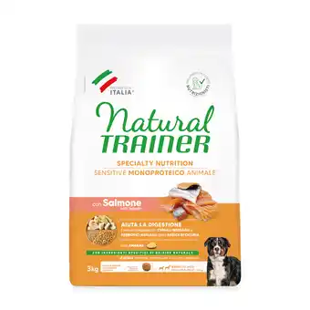 Zooplus 3kg Trainer Natural Sensitive No Gluten Adult Med/Max Salmon hondenvoer droog aanbieding