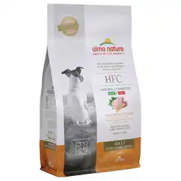 Zooplus 1,2kg Almo Nature HFC Adult Dog xs Kip Hondenvoer Droog aanbieding
