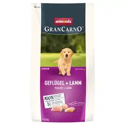 Zooplus Voordeelpakket: 2x12kg animonda GranCarno Junior gevogelte + lam droogvoer voor honden aanbieding