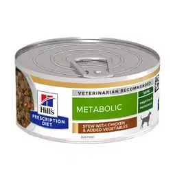 Zooplus 48x 156g Hill's Prescription Diet Metabolic Weight Management met kip & groenten natvoer voor honden aanbieding