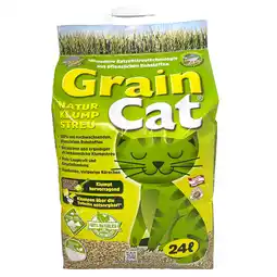 Zooplus Dubbelpak: 2x24l GrainCat kattenbakvulling aanbieding