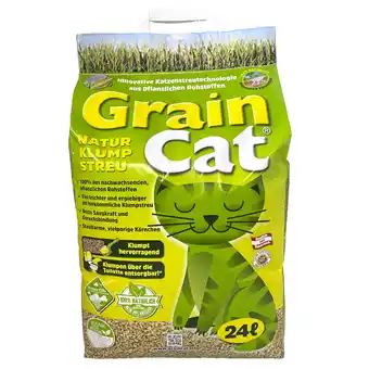Zooplus Dubbelpak: 2x24l GrainCat kattenbakvulling aanbieding