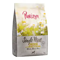 Zooplus Purizon Single Meat Adult Kip met Kamillebloemen en Pompoen - 4 x 1 kg aanbieding