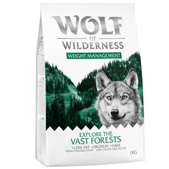 Zooplus 4kg Wolf of Wilderness - Explore The Vast Forests - Weight Management aanbieding