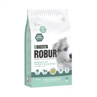 Zooplus Dubbelpak: 2x3kg Bozita Robur Sensitive Graanvrij Puppy Lam droog hondenvoer aanbieding