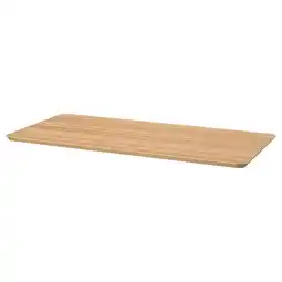 IKEA Een lichtbruin anfallare tafelblad gemaakt van bamboe met een glad oppervlak aanbieding