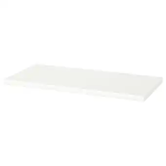 IKEA Wit linnmon tafelblad, rechthoekig, vlak, gemaakt van hardboard met acrylverf aanbieding
