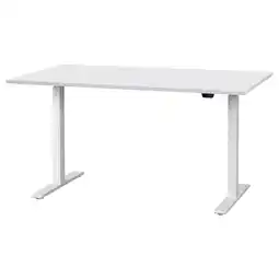 IKEA Modern wit verstelbaar zit-sta bureau met minimalistisch design aanbieding