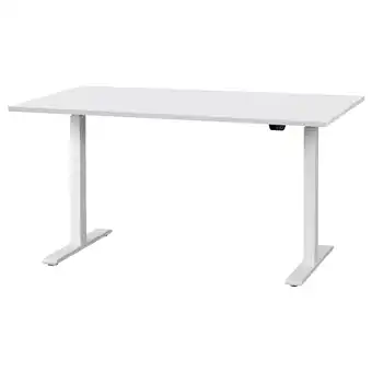 IKEA Modern wit verstelbaar zit-sta bureau met minimalistisch design aanbieding