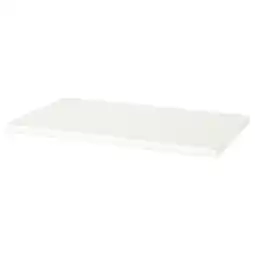 IKEA Vlakke linnmon witte plank, rechthoekig, geen ondersteuning, effen ontwerp. Wit vezelplaat materiaal aanbieding