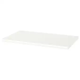 IKEA Vlakke linnmon witte plank, rechthoekig, geen ondersteuning, effen ontwerp. Wit vezelplaat materiaal aanbieding