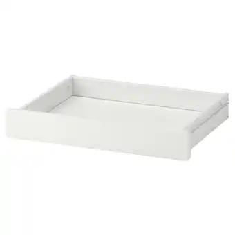 IKEA Relatera witte rechthoekige lade, minimalistisch design, vezelplaat & acrylverf aanbieding