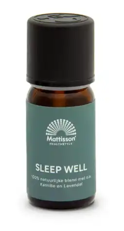 De Online Drogist Mattisson HealthStyle Sleep Well Etherische Olie 10ML aanbieding