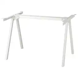 IKEA Trotten: wit metalen tafelonderstel Strak, minimalistisch ontwerp voor stabiliteit aanbieding