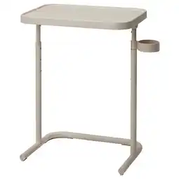 IKEA Beige bjÖrkÅsen sta-op-bureau, rechthoekig, in hoogte verstelbaar aanbieding