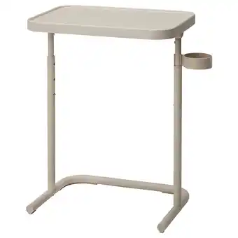 IKEA Beige bjÖrkÅsen sta-op-bureau, rechthoekig, in hoogte verstelbaar aanbieding