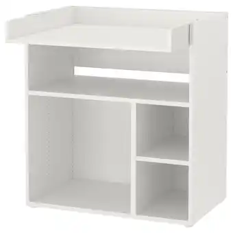 IKEA Witte smÅstad commode, rechthoekig, 3 open planken, minimalistisch, strak design aanbieding