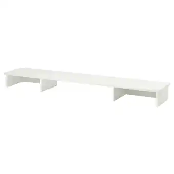IKEA Witte idanÄs bureauplank, rechthoekig, voegt opbergruimte toe, tilt de monitor op aanbieding