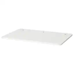 IKEA Rechthoekig wit relatera tafelblad, melamine oppervlak, vier voorgeboorde gaten, eenvoudig ontwerp aanbieding