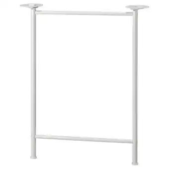 IKEA SpÄnd tafelonderstel, wit, metaal, rechthoekig, verstelbaar aanbieding